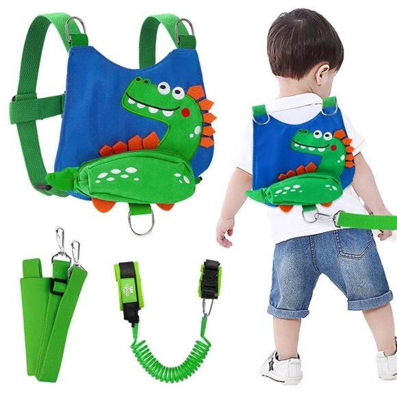 Toddler Leash for Boys, 4-in-1 Leash for Kids, Toddler Harness with Leash